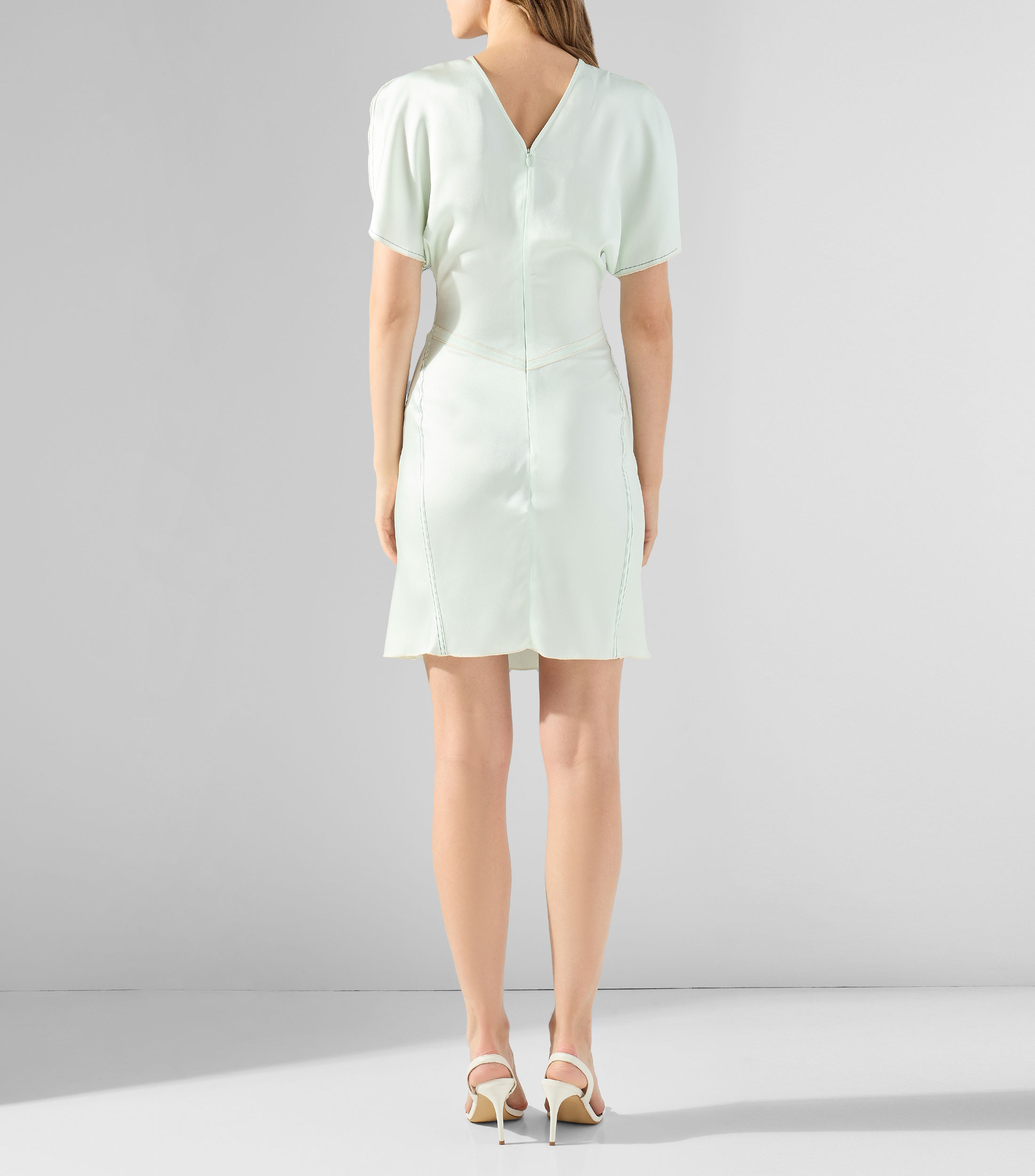 Vestido mini liso Mujer